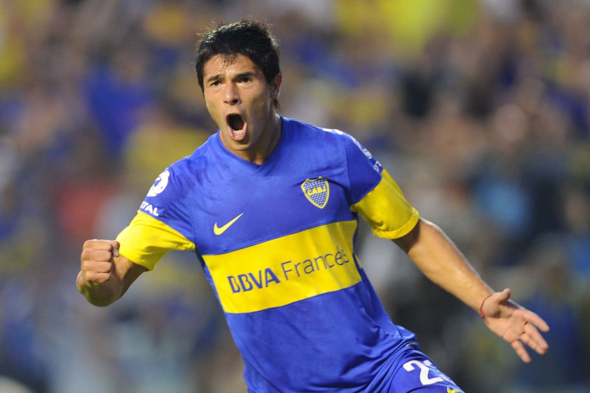 Facundo Roncaglia, en su período en Boca en 2012; tiene chances de volver a la Ribera