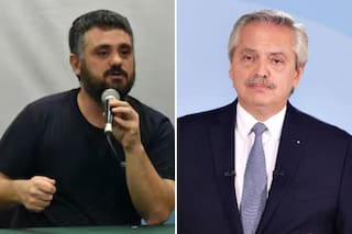 El fuerte exabrupto de un dirigente de La Cámpora contra Alberto Fernández