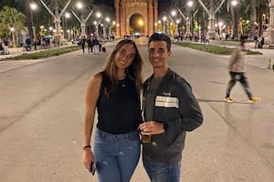Facundo y Mariana se instalaron con un amigo en Barcelona, España, en 2020