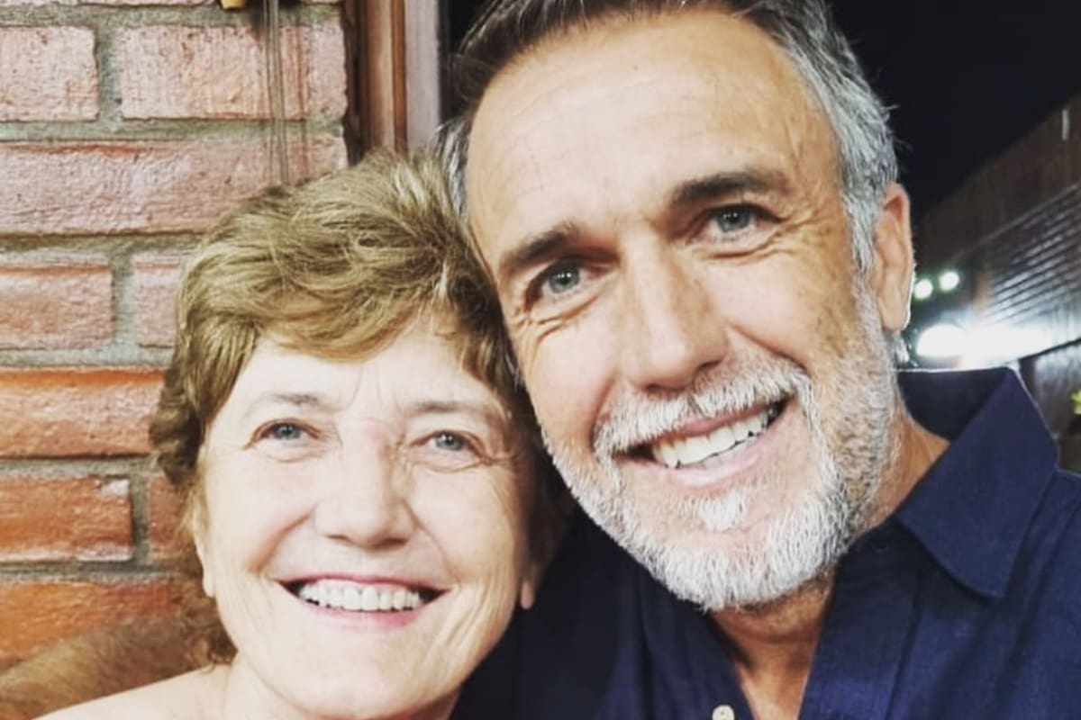 Falleció Gloria Zilli, la madre de Gabriel Batistuta (Foto: Instagram @gabrielbatistutaok)