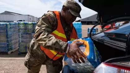 Falta de agua en una ciudad de Estados Unidos.
