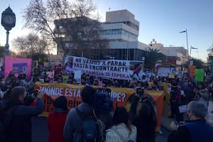 Familiares y amigos de Guadalupe marcharon en San Luis para exigir una búsqueda con respuestas positivas