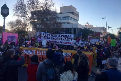 Familiares y amigos de Guadalupe marcharon en San Luis para exigir una búsqueda con respuestas positivas