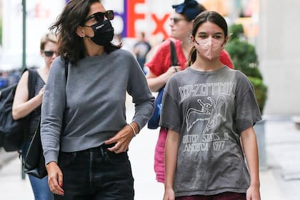 Katie Holmes y Suri Cruise por las calles de Nueva York