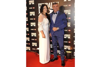 Ana Laura y Sergio Goycochea