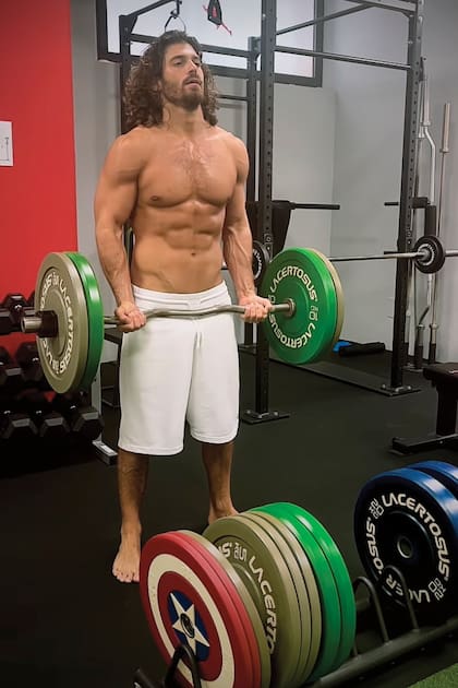 Fanático del gimnasio, comparte con sus seguidores de Instagram sus jornadas de entrenamiento.