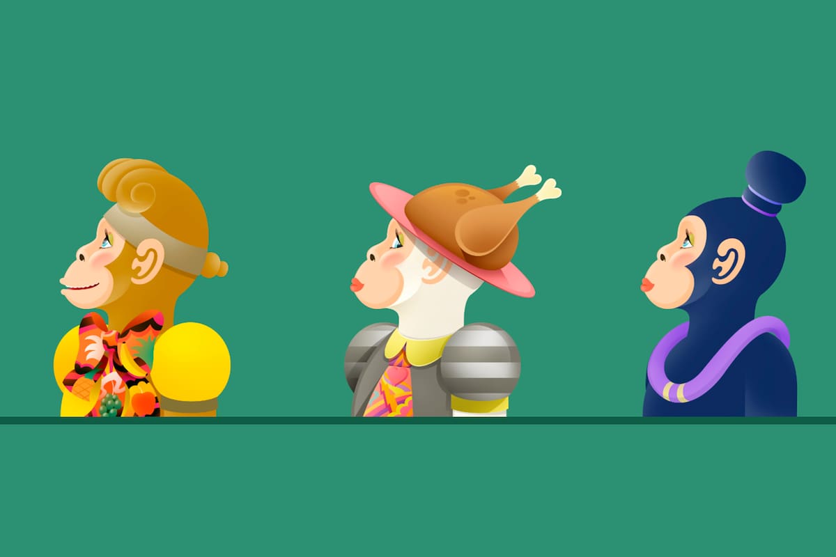 "Fancy Monas" es el primer proyecto digital de generación algorítmica creado por Edgardo Giménez, uno de los artistas latinoamericanos más influyentes del mundo.