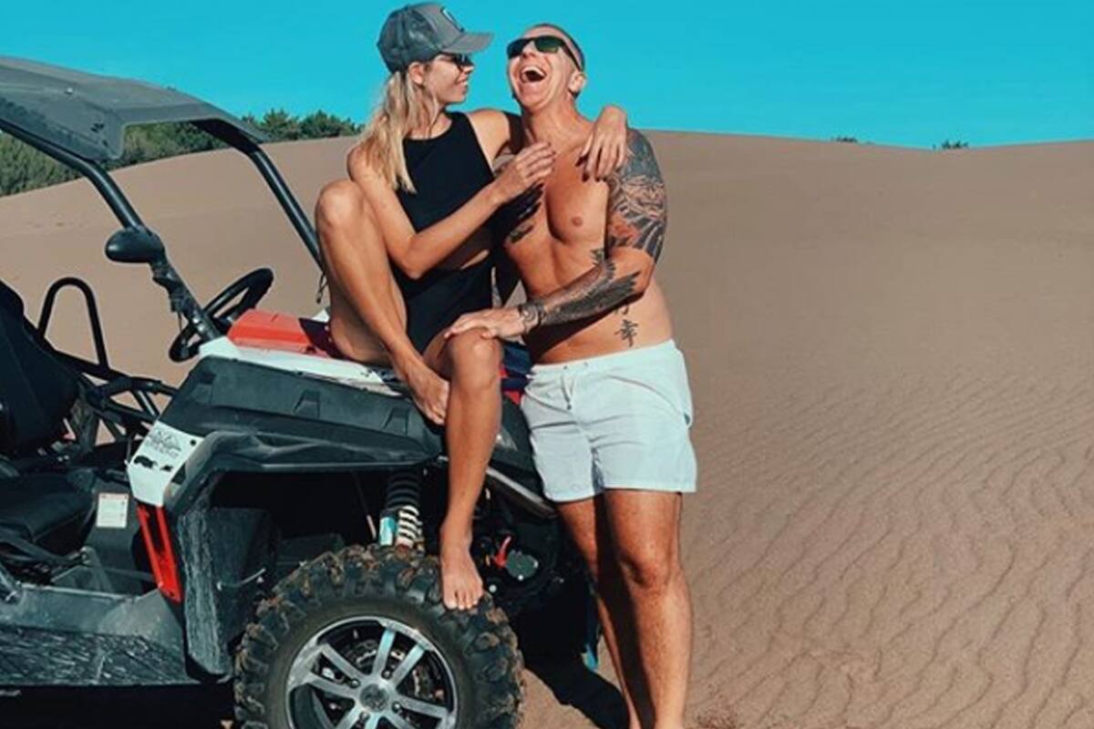 Fantino, Mosqueira y el "buggy".