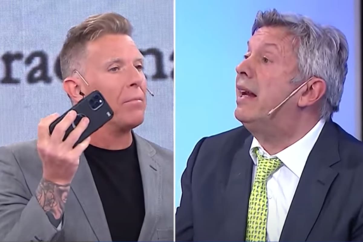 Fantino y D'Alessandro se cruzaron en vivo