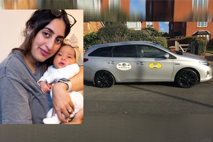 Farah Cacanindin dio a luz en un taxi y recibió una factura que la indignó.