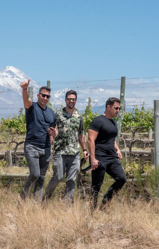 Farías, Albacete, Carriza y Guiñazú. Los cuatro Pumas lanzaron "2456 wines", su propia etiqueta