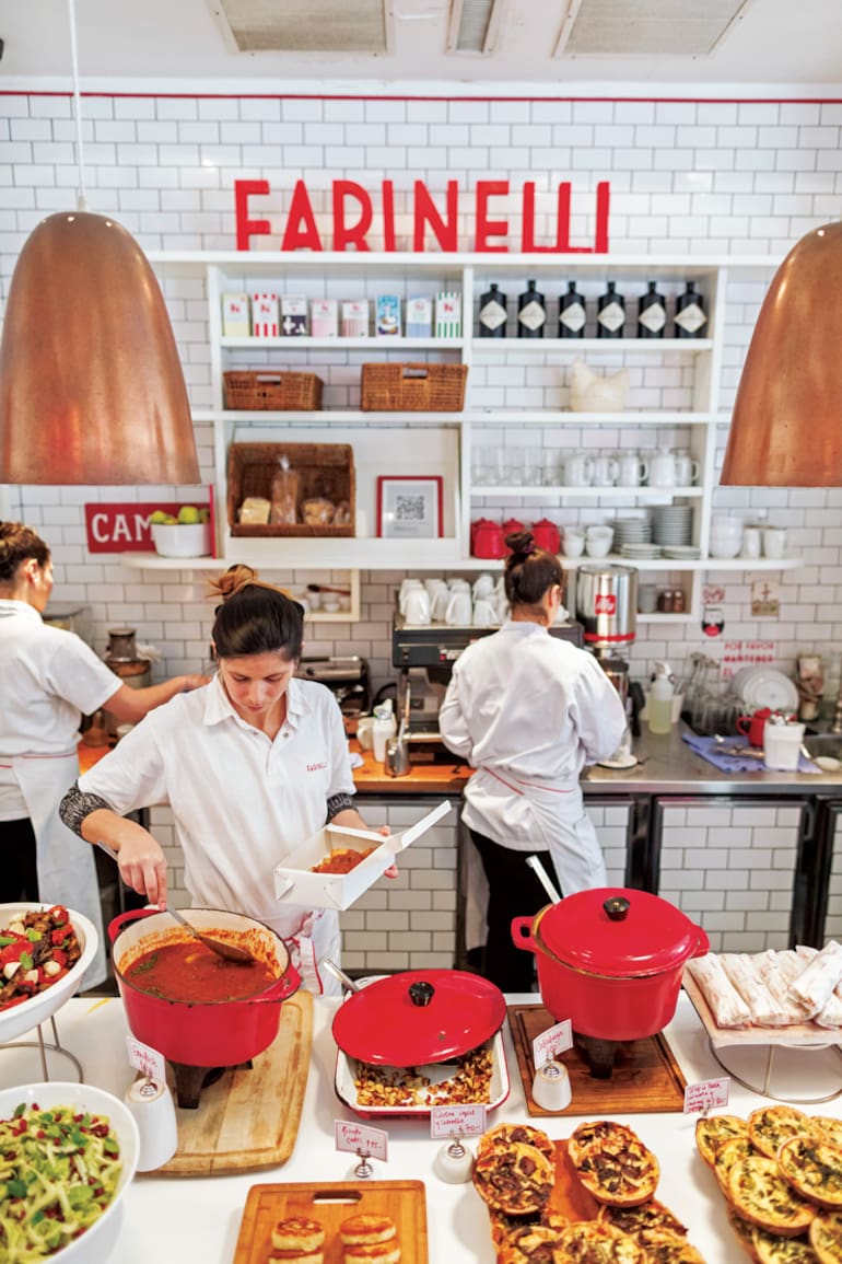 Farinelli fue pionero en el formato de mostradores. Al local original de Palermo sumaron otro en la calle Arroyo.