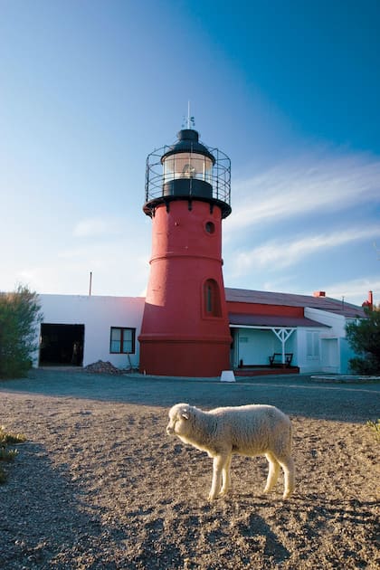 El faro de Punta Delgada en Península Valdés, Chubut