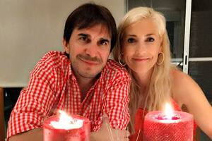 Faroni junto a su esposa, Erica Gillette