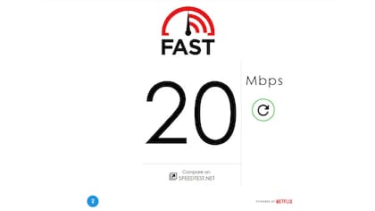 Fast.com no requiere la descarga de ninguna aplicación adicional, y funciona tanto en computadoras personales como en smartphones y tabletas