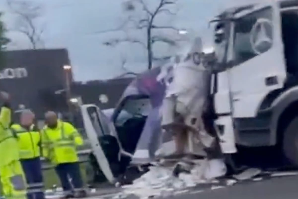 Fatalidad en la Panamericana: estaba parado en la banquina, tras bajarse de la camioneta que conducía, y un camión lo arrolló