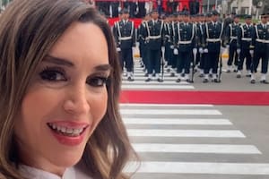 Fátima Flórez fue a la asunción de Keiko Fujimori y acrecentó rumores de reconciliación con Milei