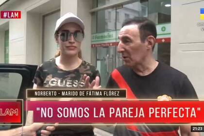 Fátima Florez y su marido, Norberto Marcos, hablaron sobre los rumores de crisis