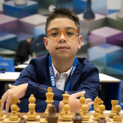 Faustino Oro, el joven argentino que se convirtió recientemente en gran maestro de ajedrez