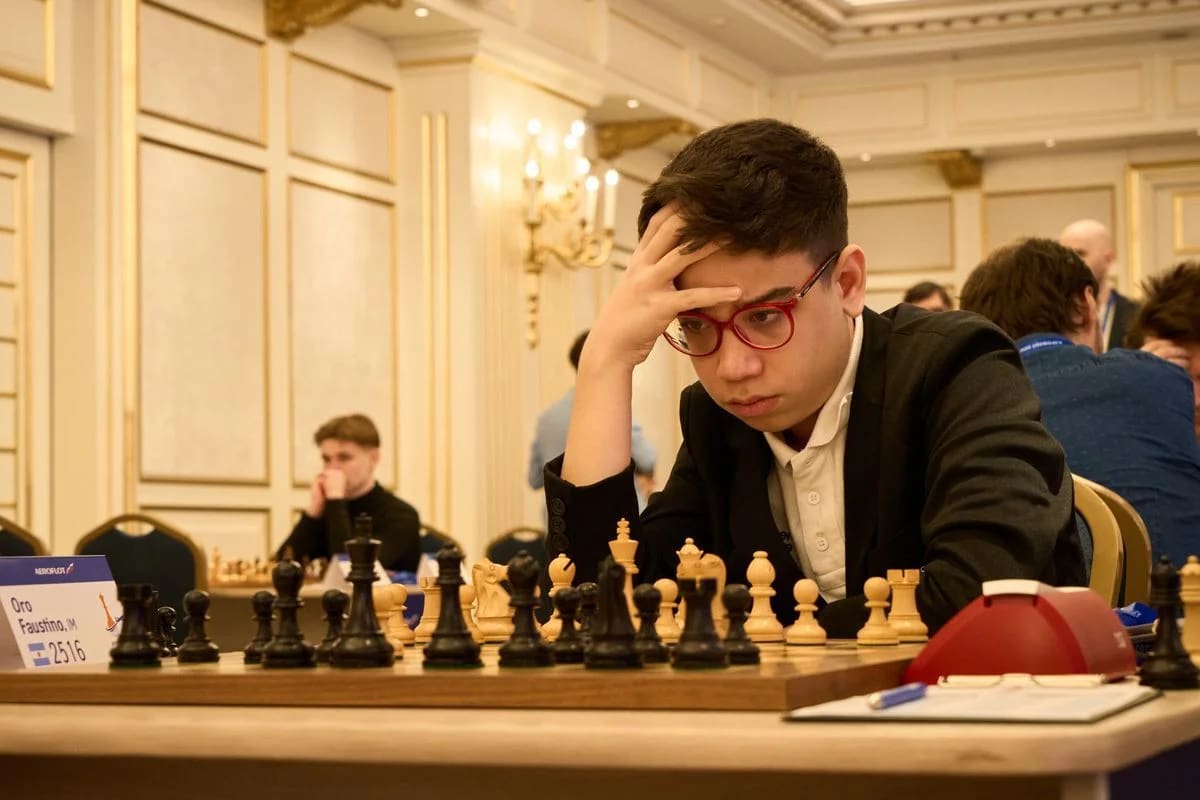 Faustino Oro, en el Aeroflot Open