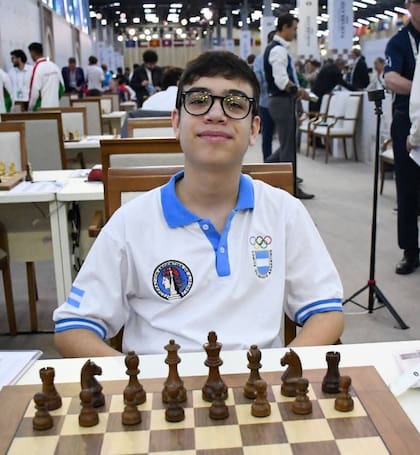 Faustino Oro y una gran actuación en la Olimpiada de ajedrez