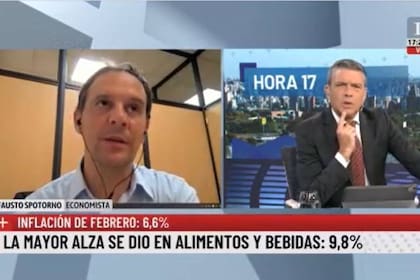Fausto Spotorno señaló que para frenar la inflación se necesita, primero que nada, "un programa económico serio"