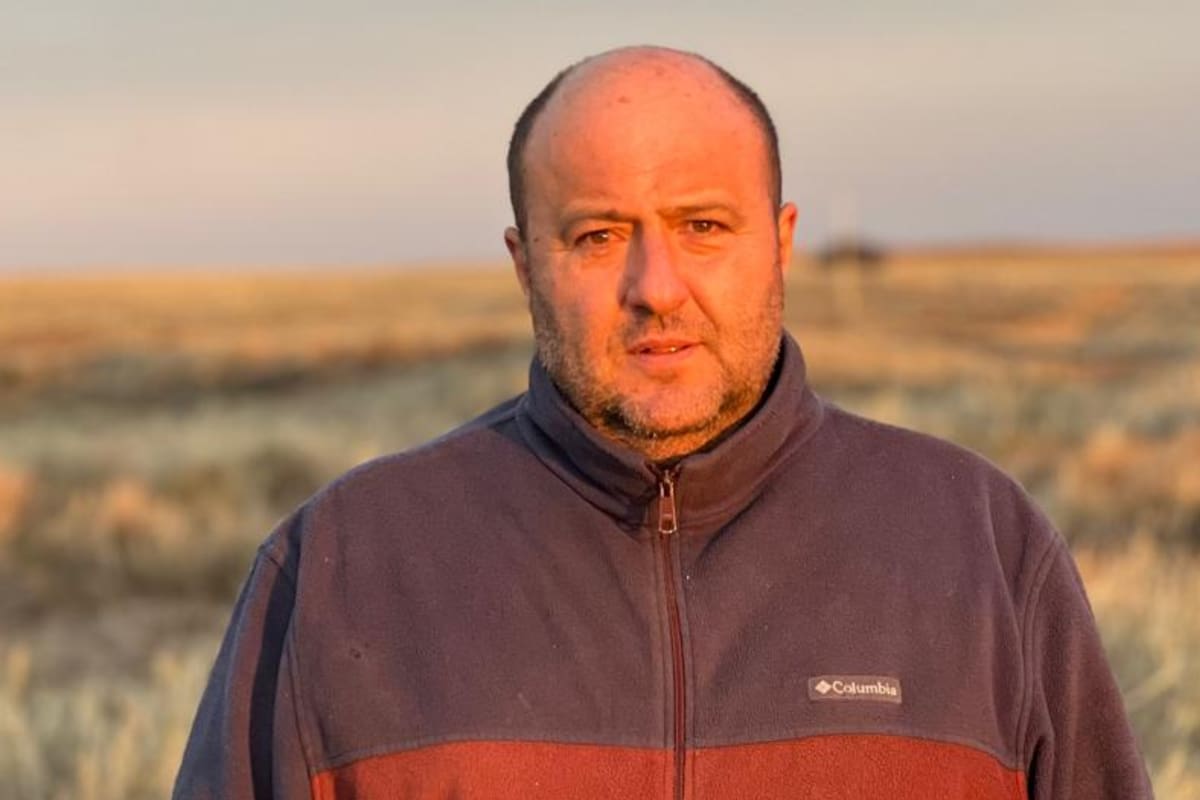 Favio Guizzardi, productor del norte de La Pampa