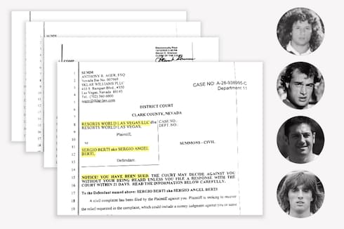 Denuncian en Estados Unidos a cuatro glorias del fútbol argentino