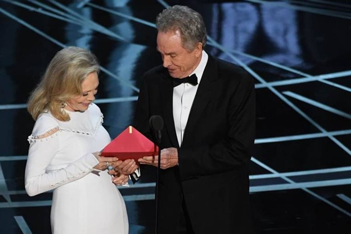 Faye Dunaway y Warren Beatty, protagonistas de un error que pasará a la historia