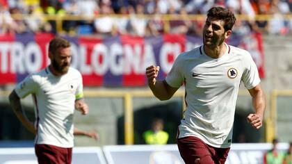 Fazio, clave en Roma, marcó un gol ante Bologna