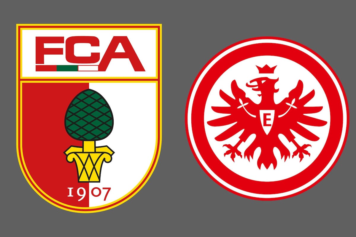 FC Augsburg y Eintracht Frankfurt disputaron uno de los encuentros de la jornada del fútbol aleman