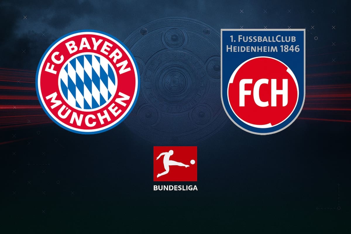 FC Bayern München y 1. FC Heidenheim 1846 disputaron uno de los encuentros de la jornada del fútbol aleman