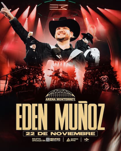 Fecha confirmada de la gira de Edén Muñoz (Instagram @edenmunoz)