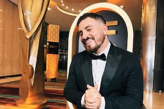 Fede Bal fue grabado a los besos con una notera en el after party de los Martín Fierro