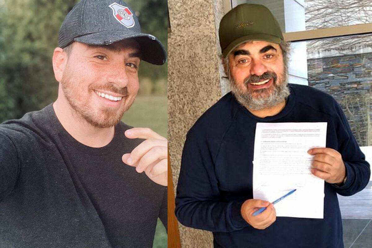 Fede Bal y Roberto Moldavsky se preparan para cocinar.