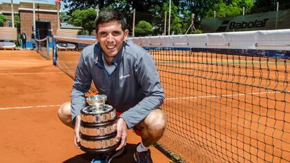 Fede Delbonis en Azul, a un año de la final en Zagreb