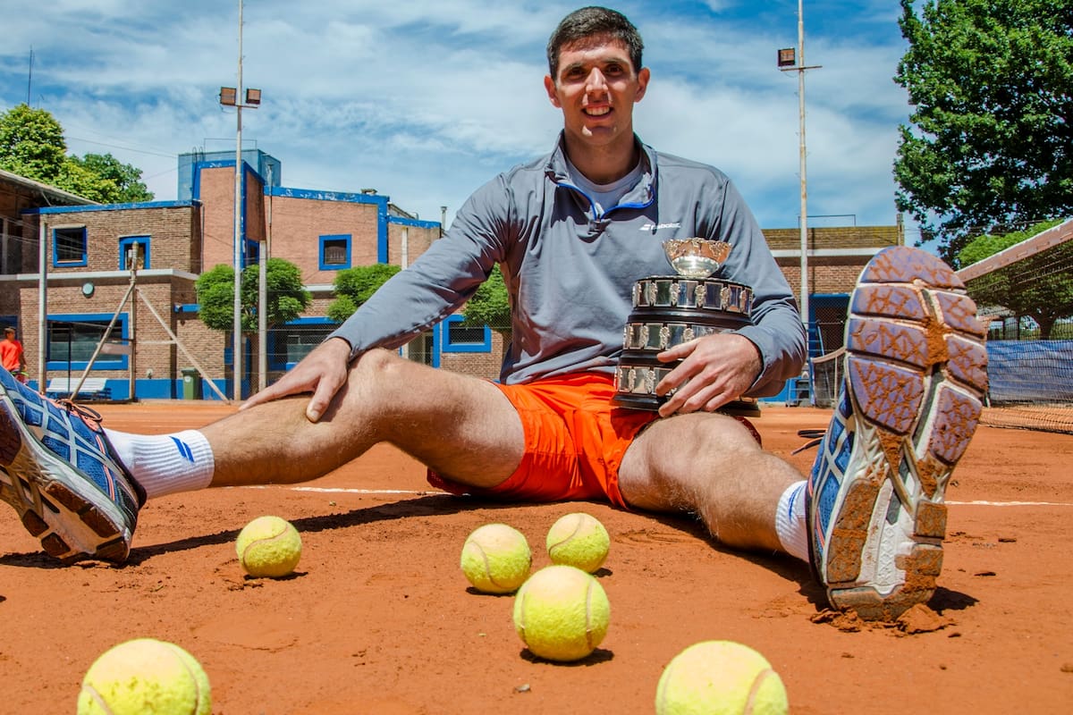 Fede Delbonis en Azul, a un año de la final en Zagreb