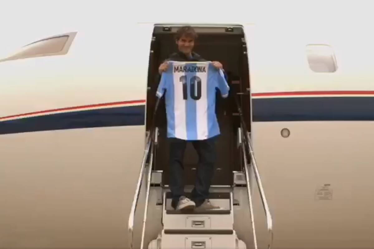 Federer, en su anterior paso por Argentina en diciembre de 2012