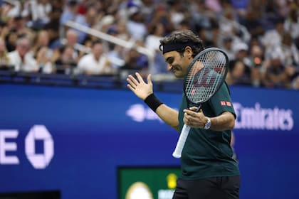Federer levantó al público de Nueva York, como toda la vida