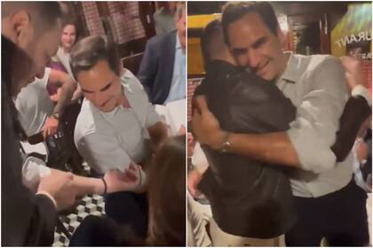 Federer no pudo creer lo que un fan hizo por él y terminó abrazándolo