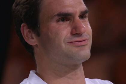 Federer se quebró durante la premiación