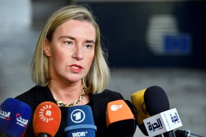 "Quisiera expresar nuestro deseo de que todas las partes del país ejerzan responsabilidad", dijo Federica Mogherini
