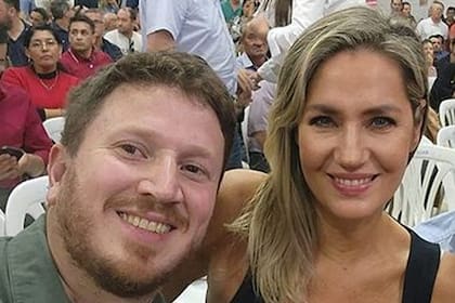 Federico Angelini junto a Carolina Losada