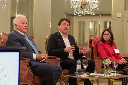 Federico Basualdo, subsecretario de Energía Eléctrica, compartió un evento con la flamante ministra de Economía, Silvina Batakis, organizado por el Institute of the Americas, en mayo pasado