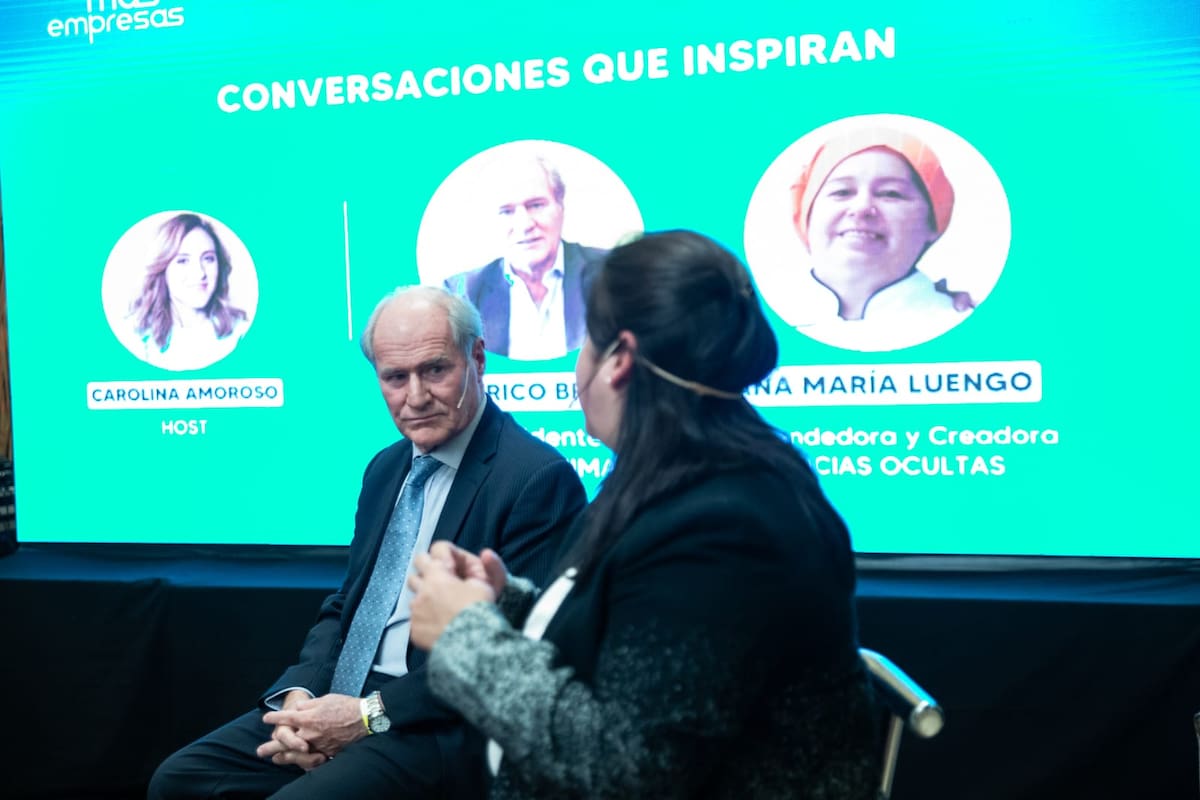Federico Braun, titular de La Anónima, en el evento que se realizó en el Salón Dorado del Teatro Colón