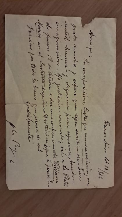 Federico Brito envió una réplica digital de la carta que Jorge Luis Borges escribió hace más de 50 años