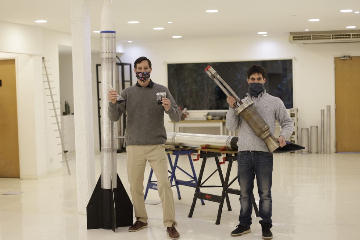 Federico Brito y Dan Etenberg, fundadores de LIA Aerospace