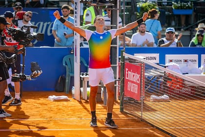 Federico Coria celebra su gran victoria sobre Sebastián Báez; llega por primera vez a las semis en el Argentina Open