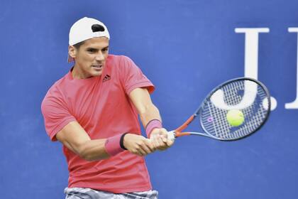 Federico Coria, en su primera participación en un Grand Slam