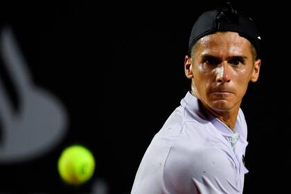 Federico Coria le presentó batalla al chileno Christian Garín en los cuartos de final de Río de Janeiro.